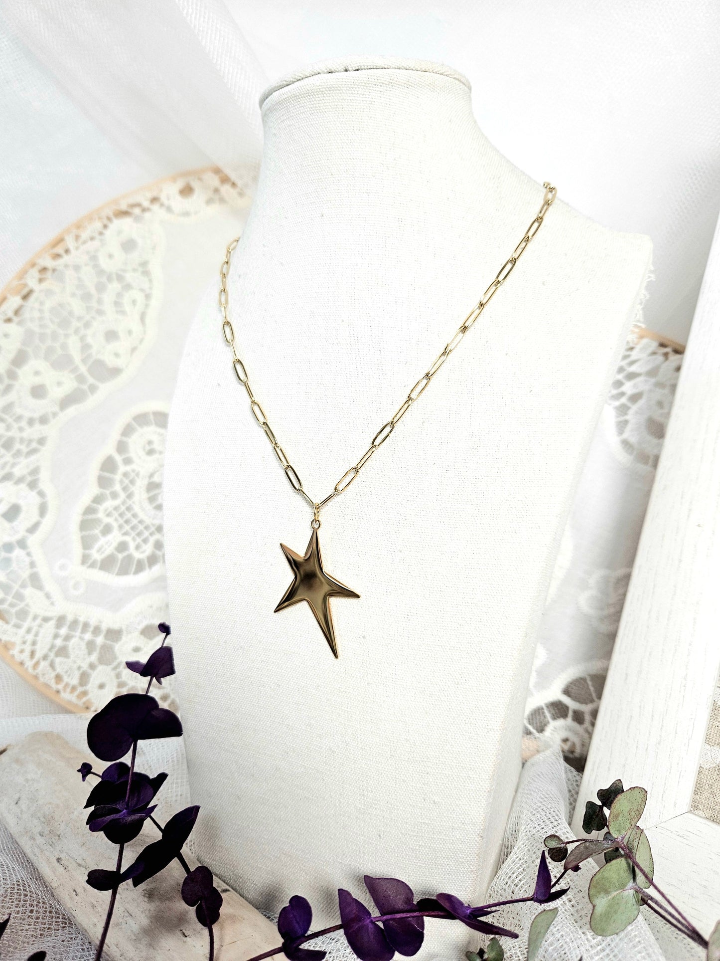 Collar Estrella Eslabon esUnic