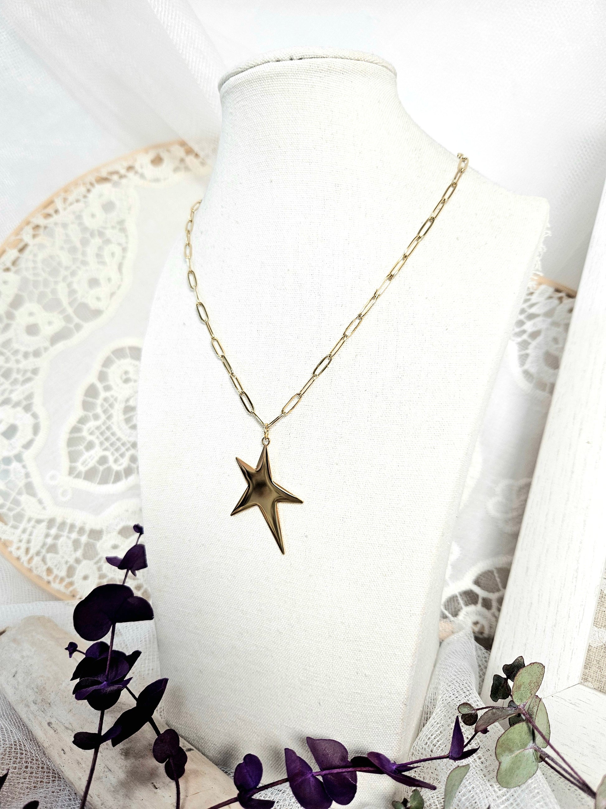 Collar Estrella Eslabon esUnic