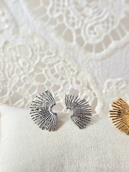 Pendientes Medio Sol Pequeños esUnic