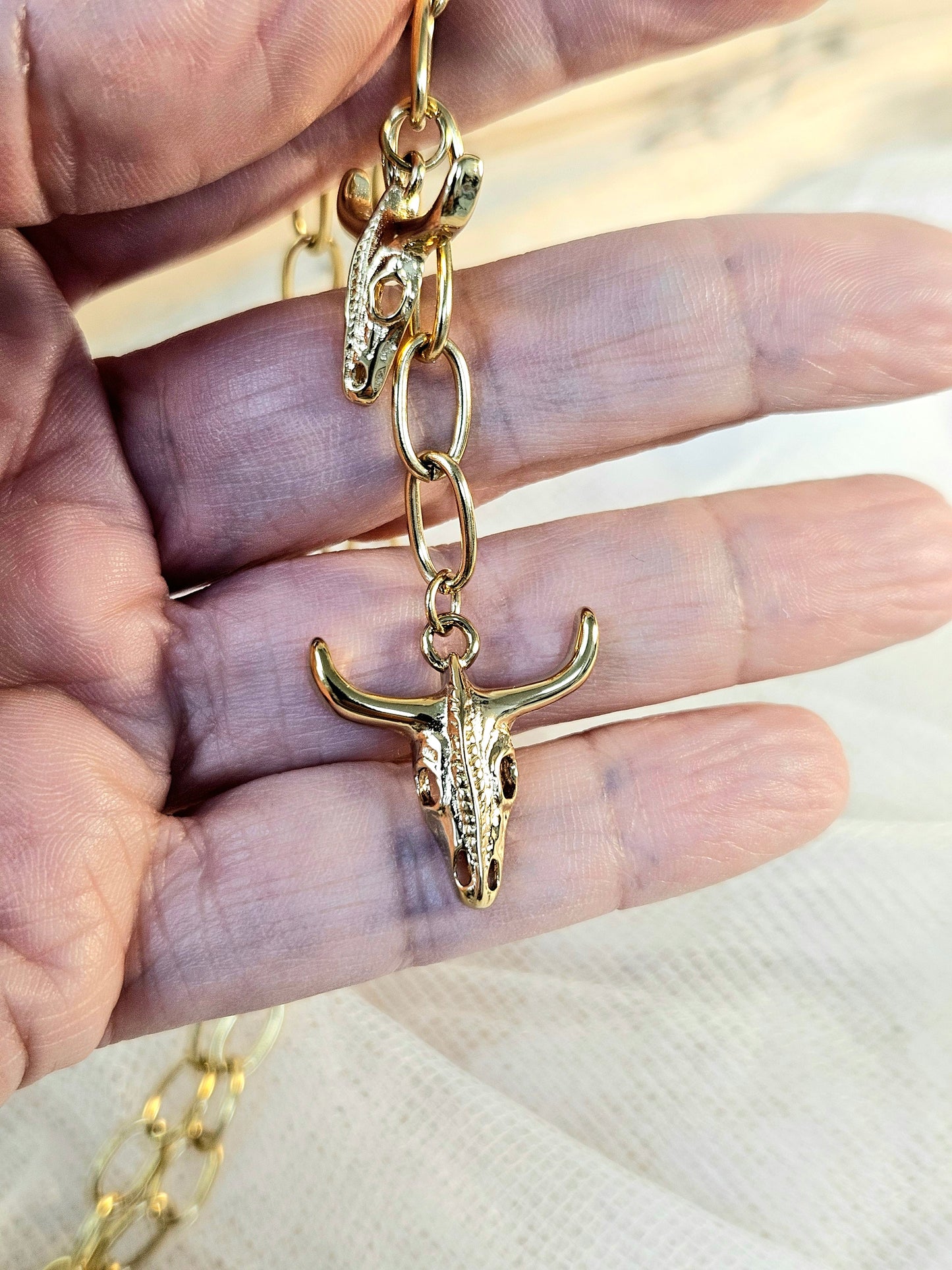 Collar doble Búfalo Mia