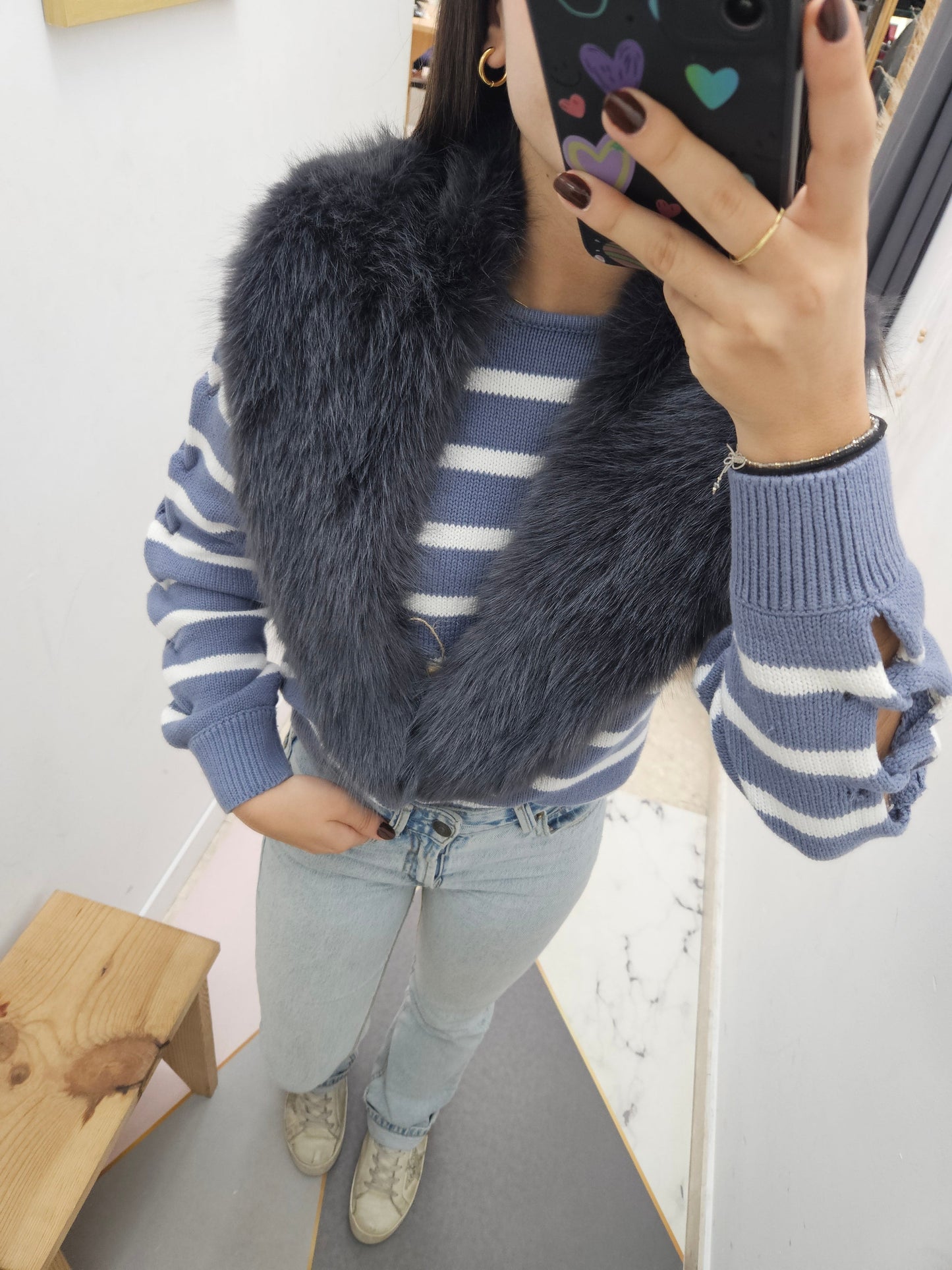 Cuello de pelo Bohem