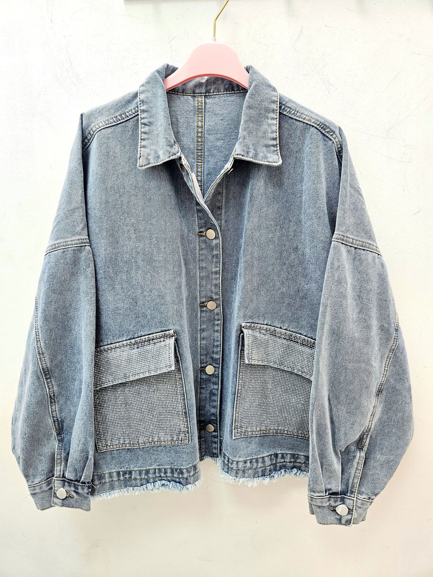 Chaqueta tejana brillo Melody