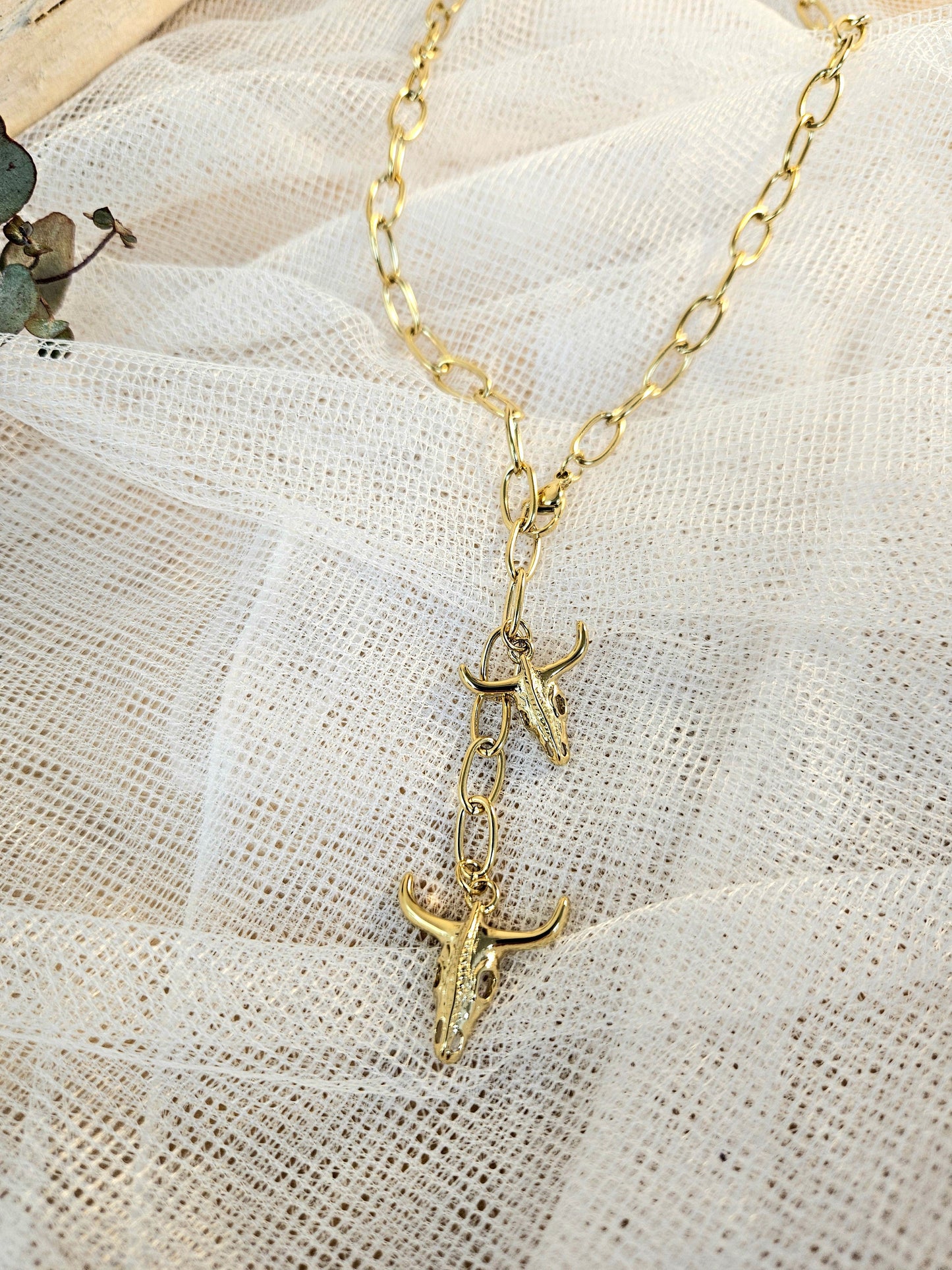 Collar doble Búfalo Mia