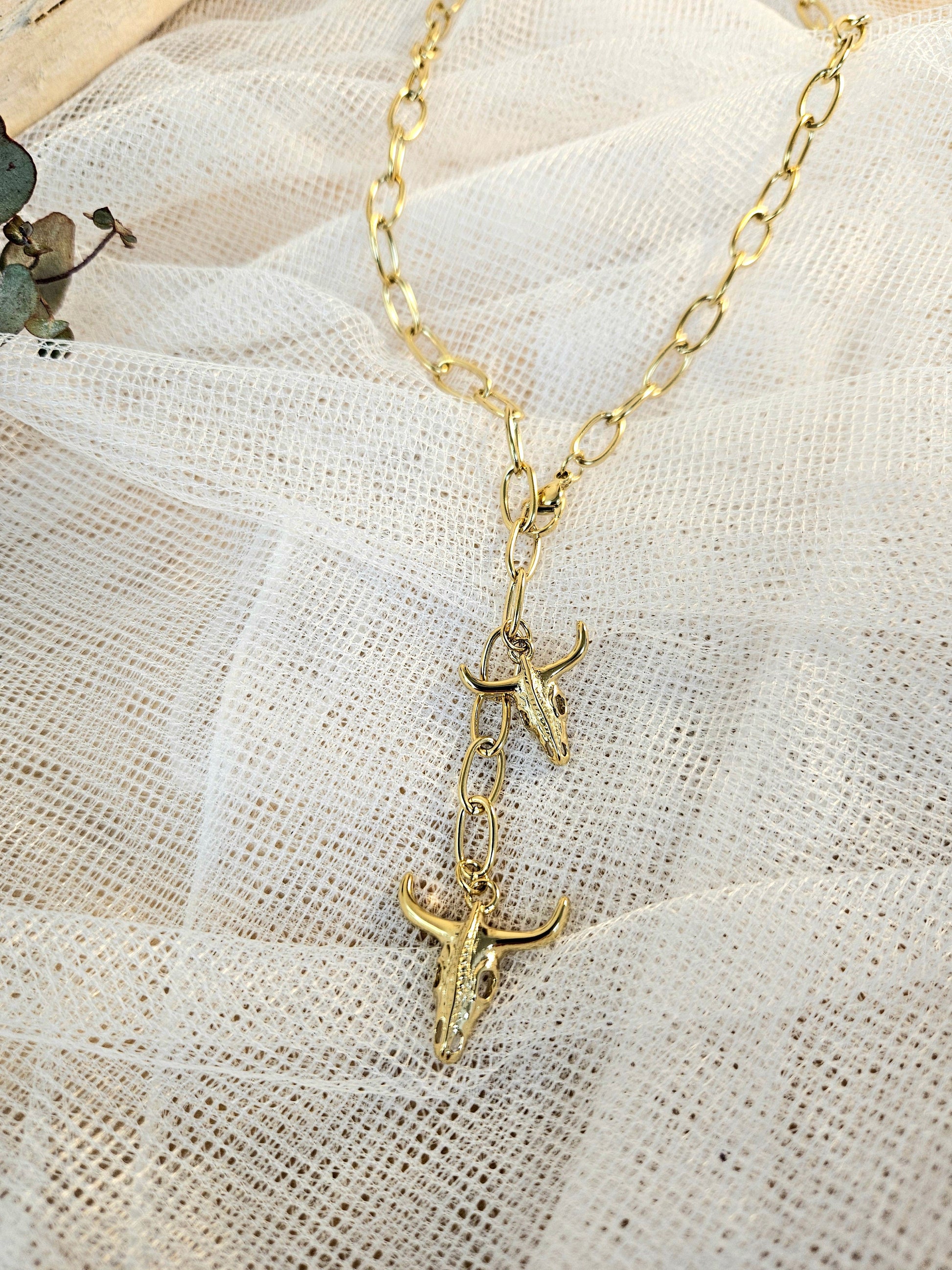 Collar doble Búfalo Mia