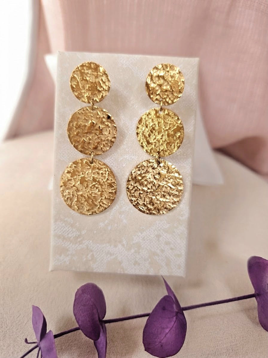 Pendientes Triada Gold Toa