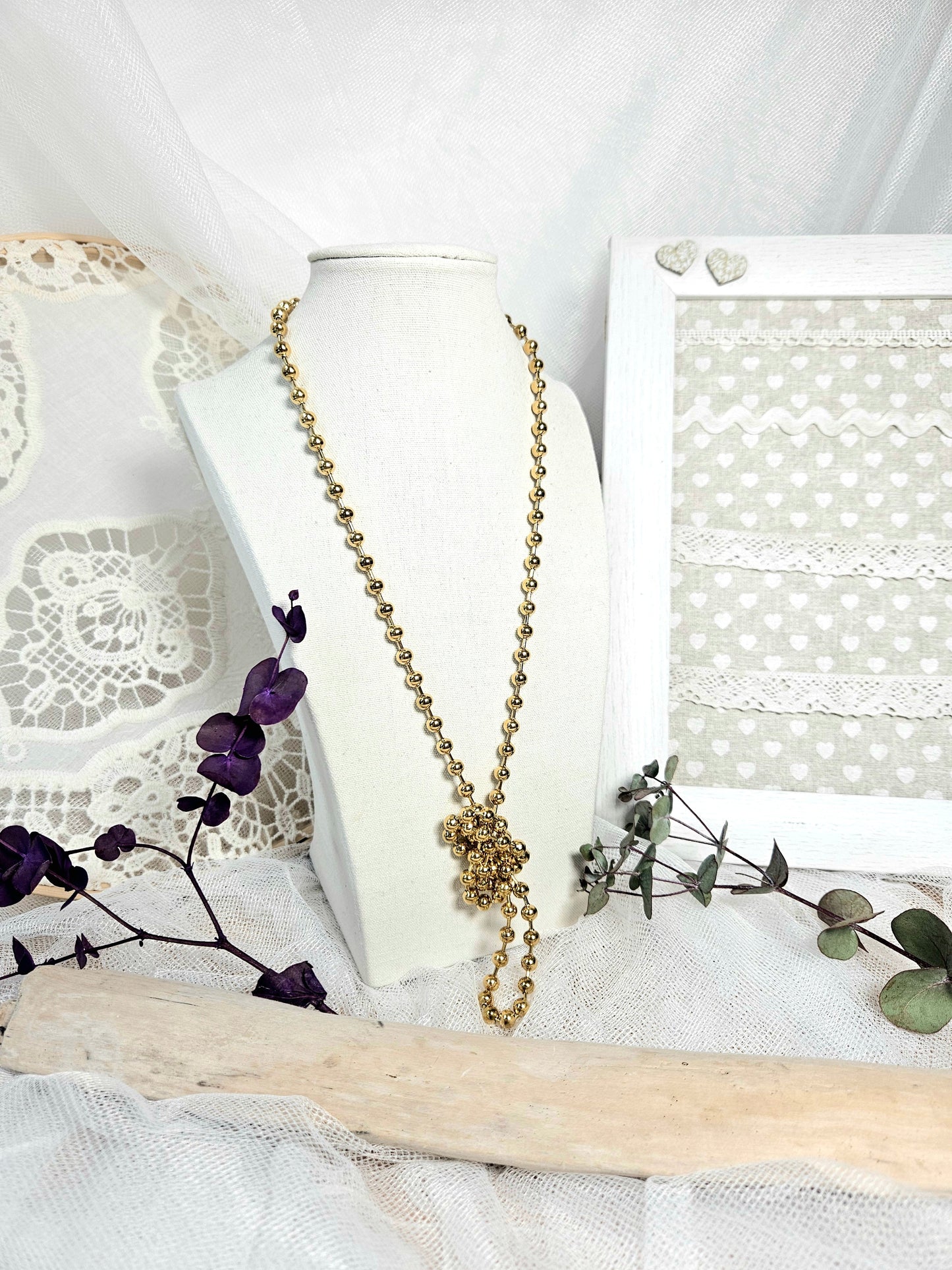 Collar Largo Cuentas Toa