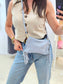 Bolso Piel Azul Celeste esUnic