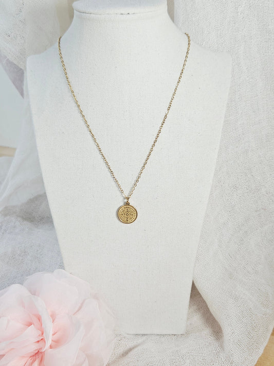 Collar Medalla San Benito esUnic