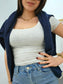 Top Cuello Cuadrados Elisa