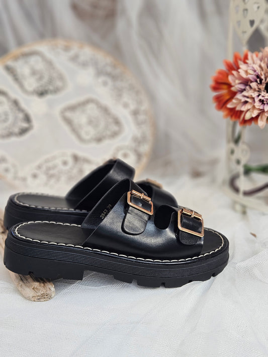 Sandalias Negras esUnic