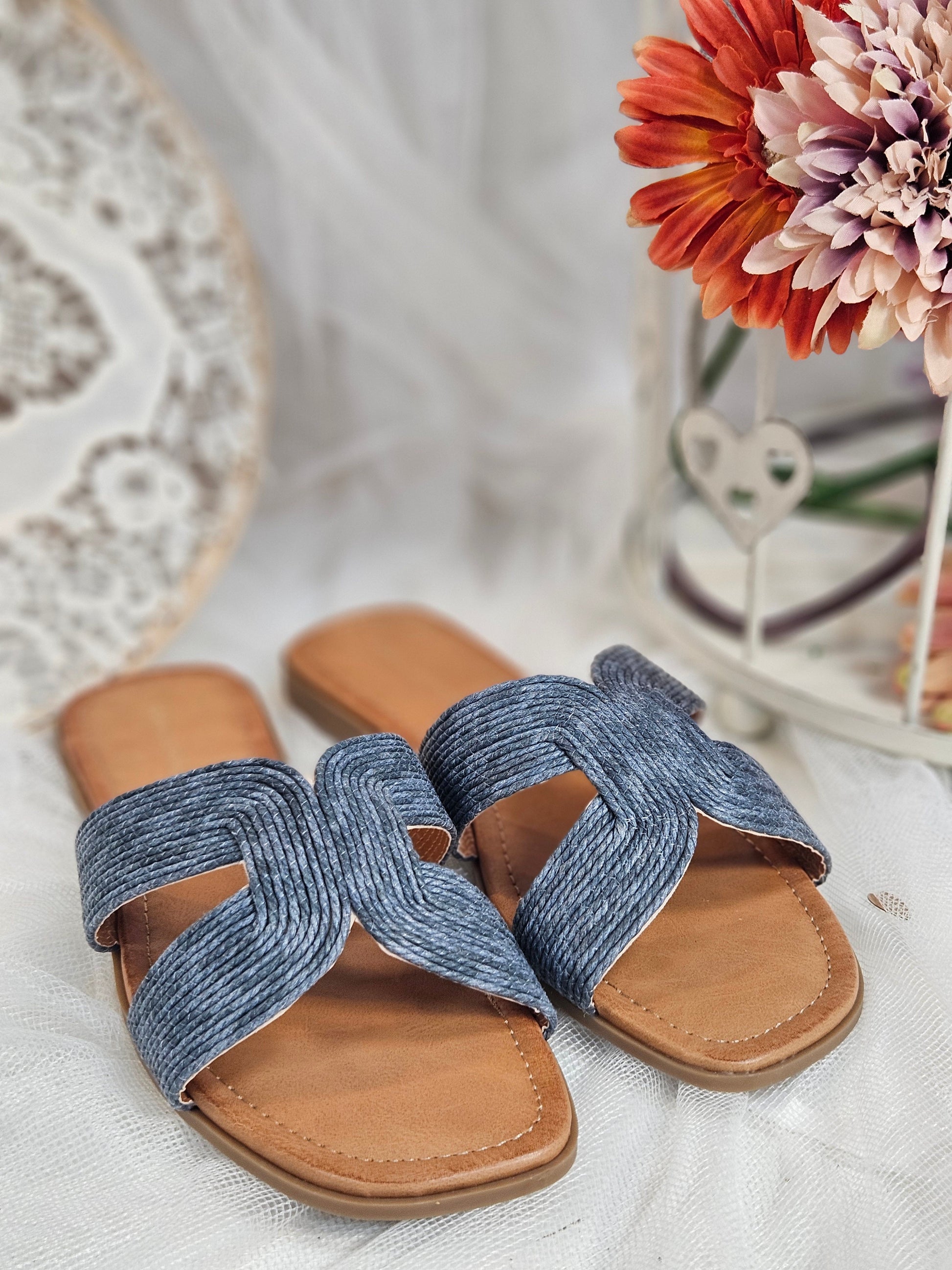 Sandalia Palas azul esUnic