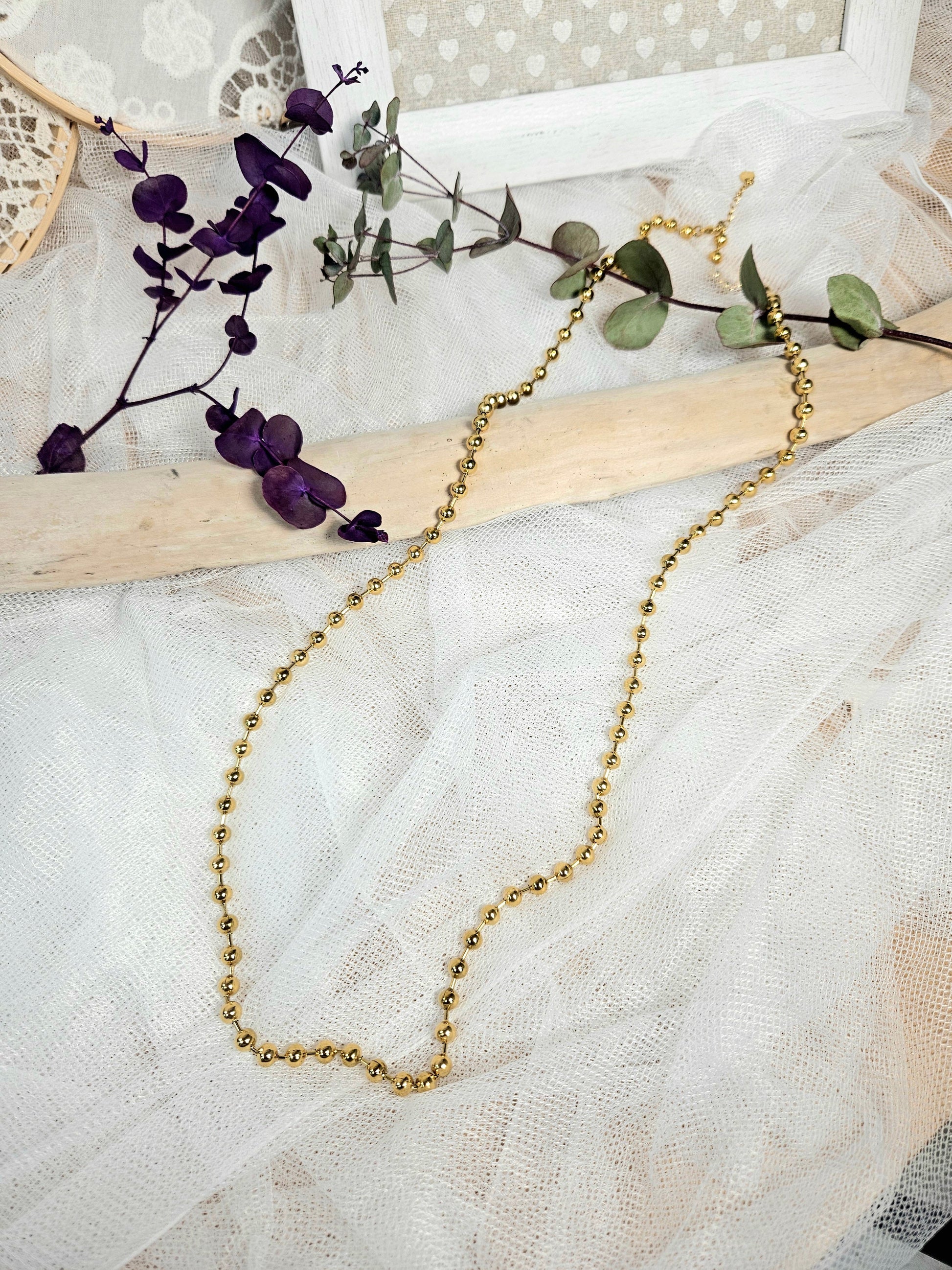 Collar Largo Cuentas Toa