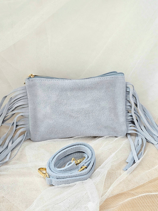 Bolso Piel Azul Celeste esUnic