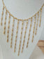 Collar Flecos Dorados Toa