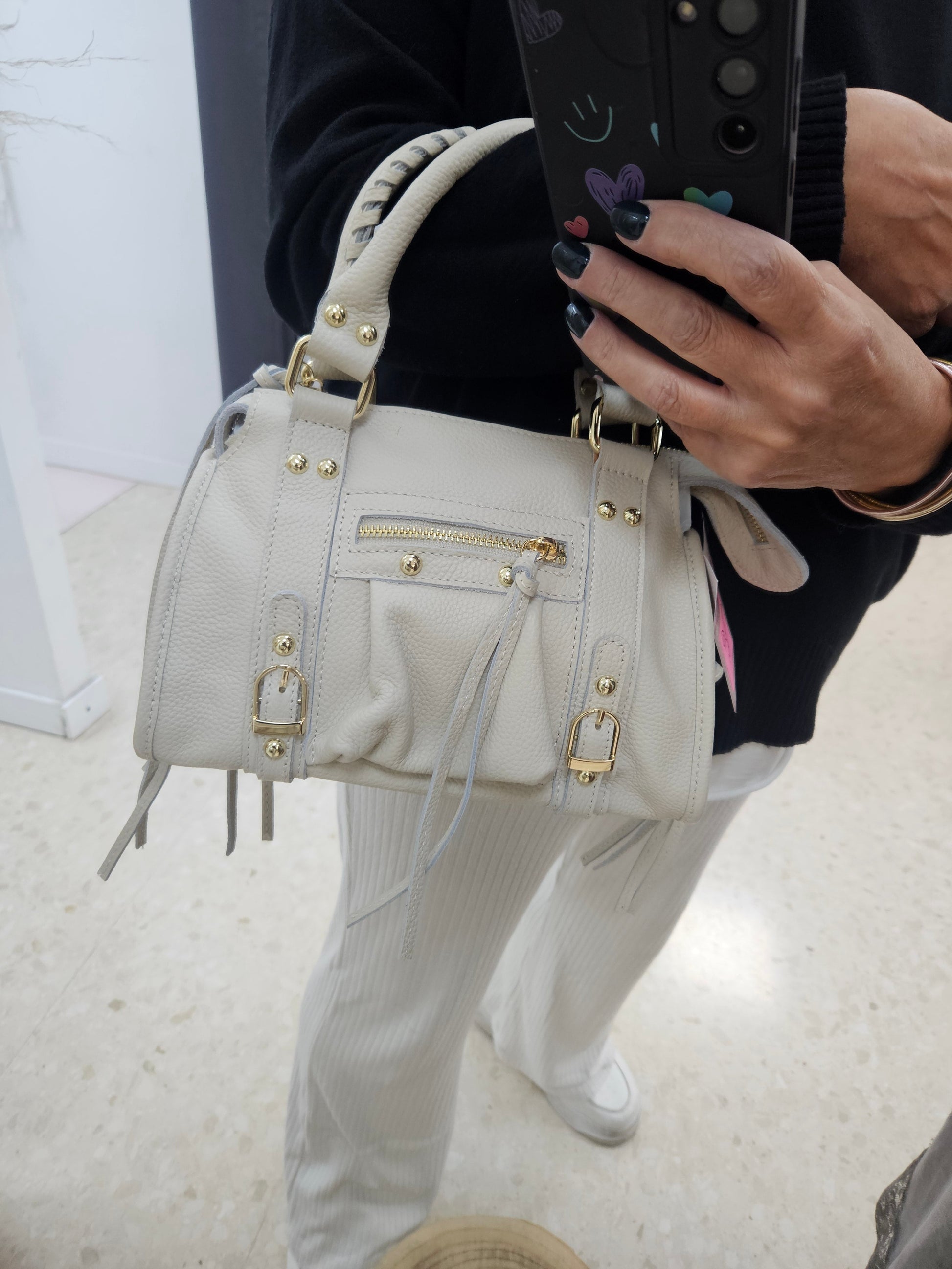 Bolso BalMat Piel Pequeño Flora