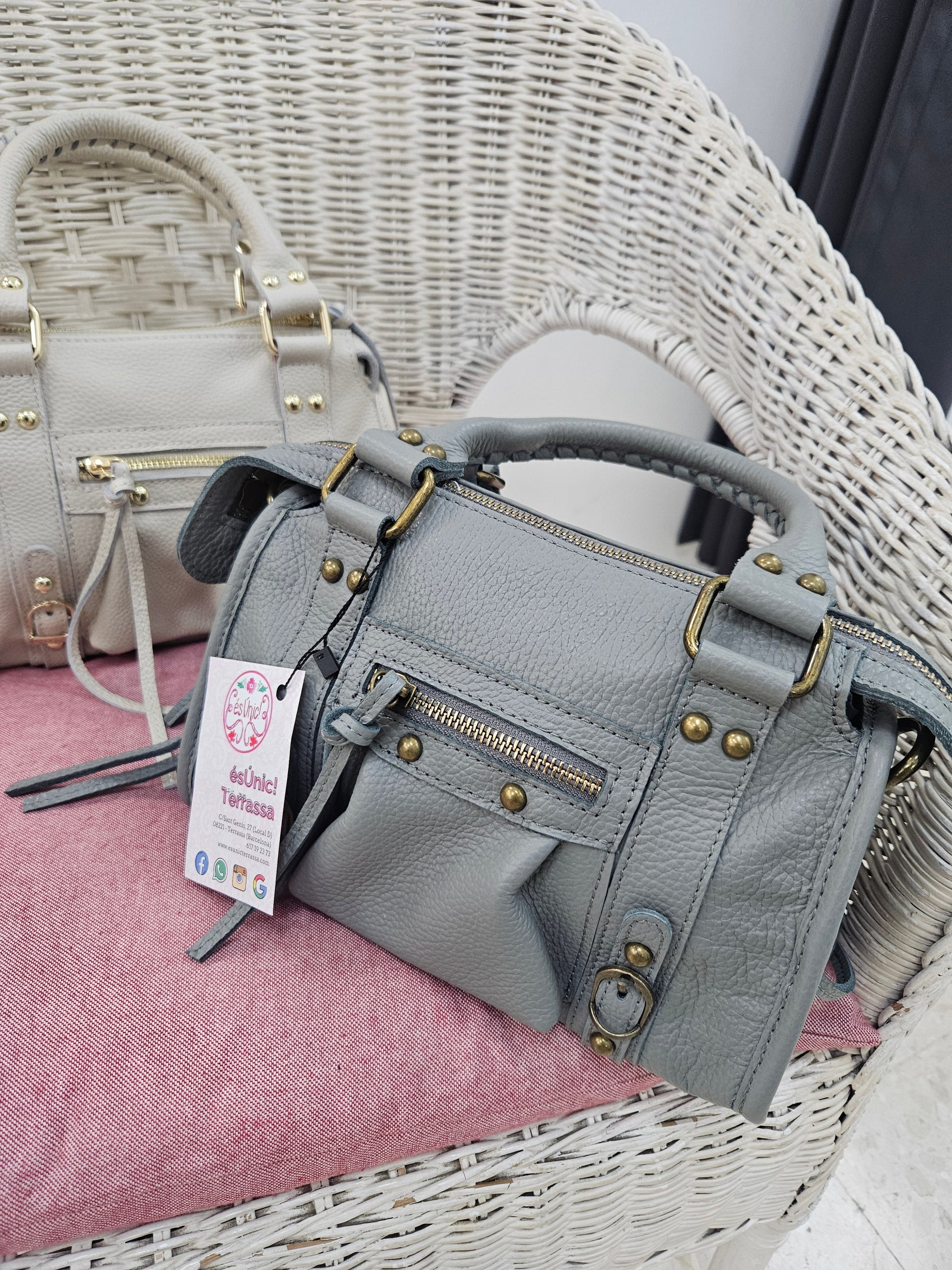 Bolso BalMat Piel Pequeño Flora