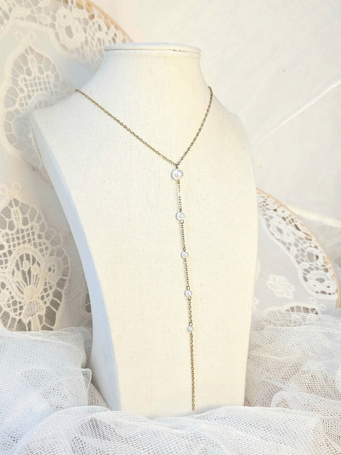 Collar Cinco Perlas Toa