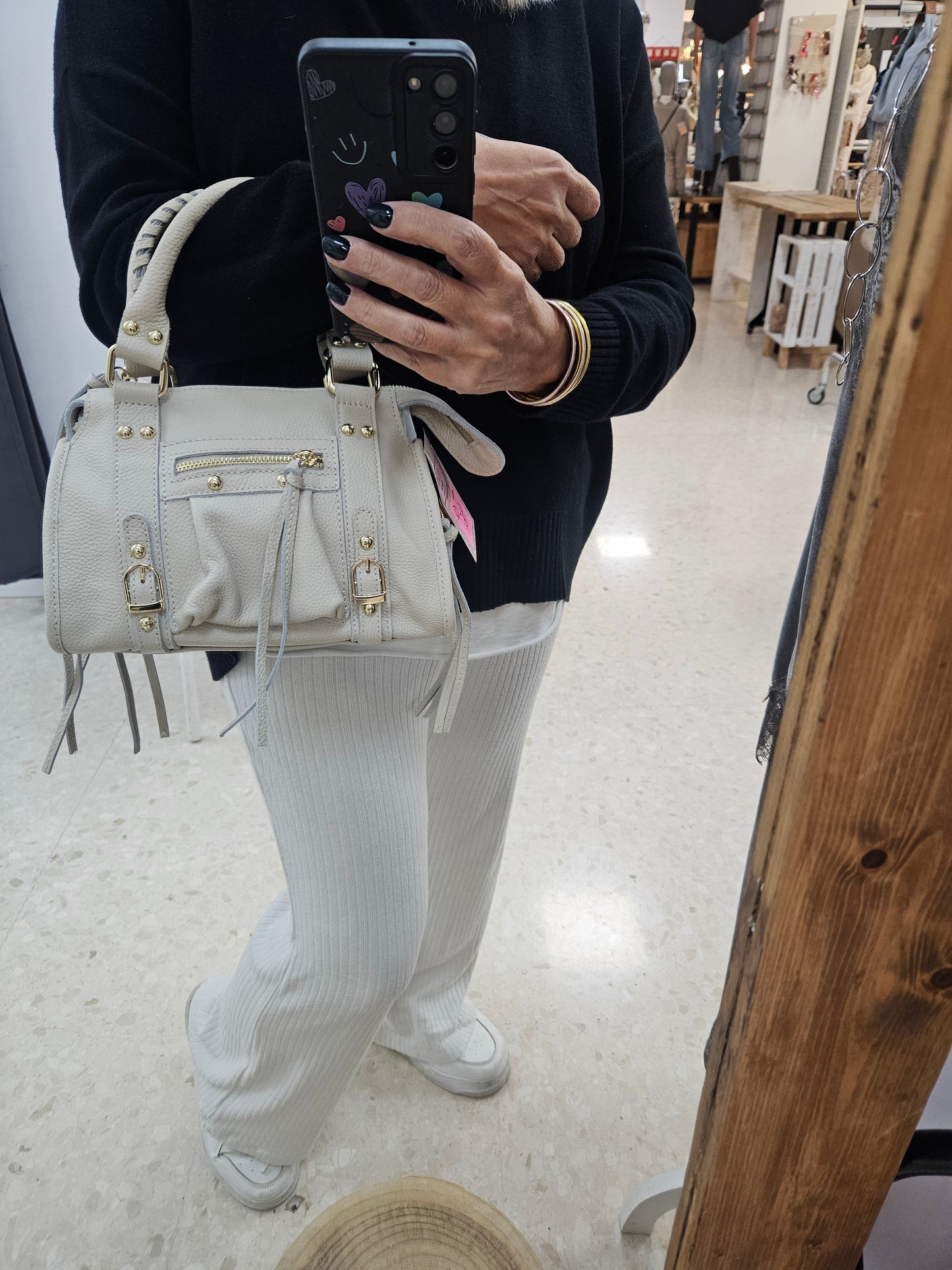 Bolso BalMat Piel Pequeño Flora