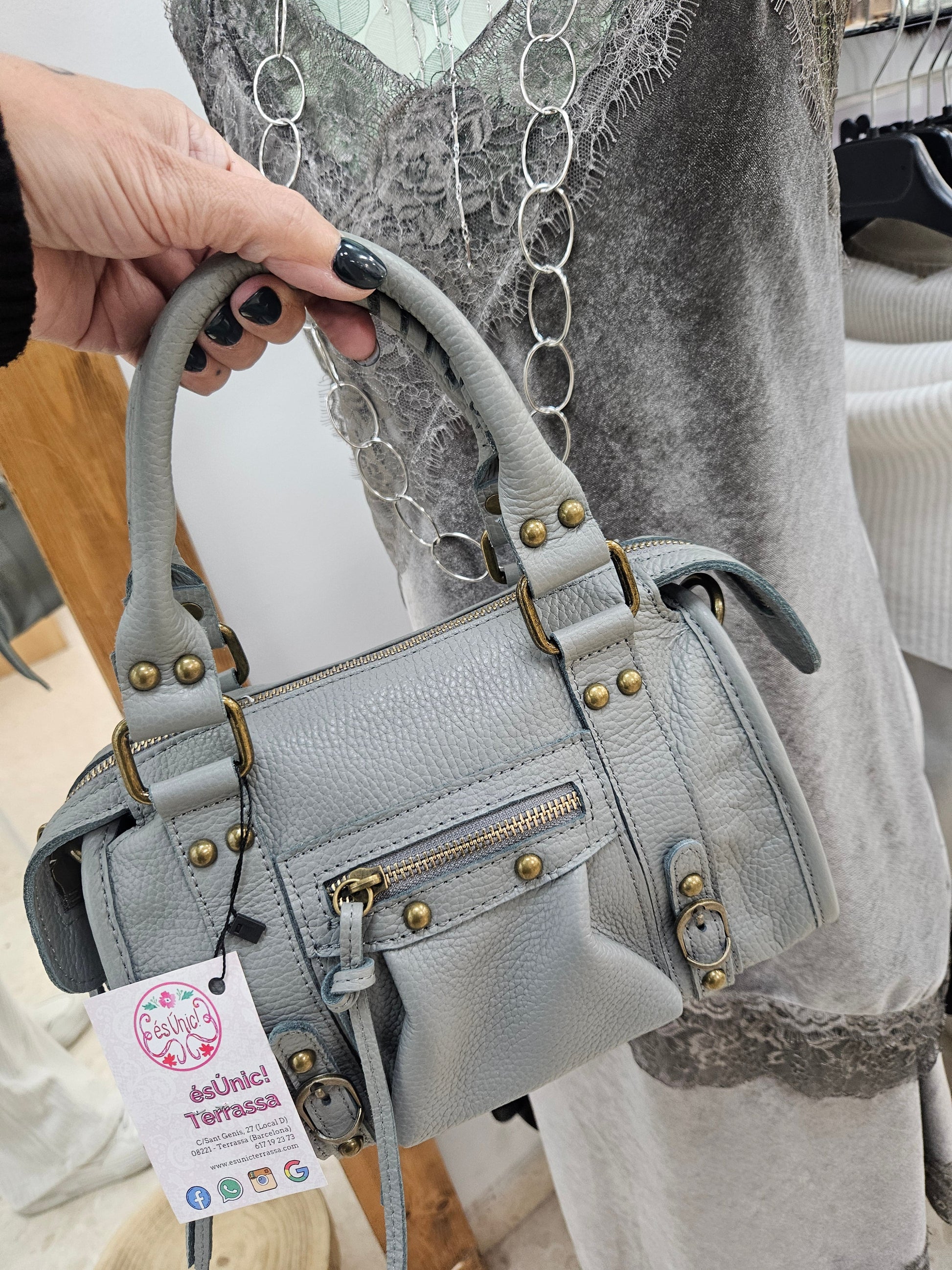 Bolso BalMat Piel Pequeño Flora