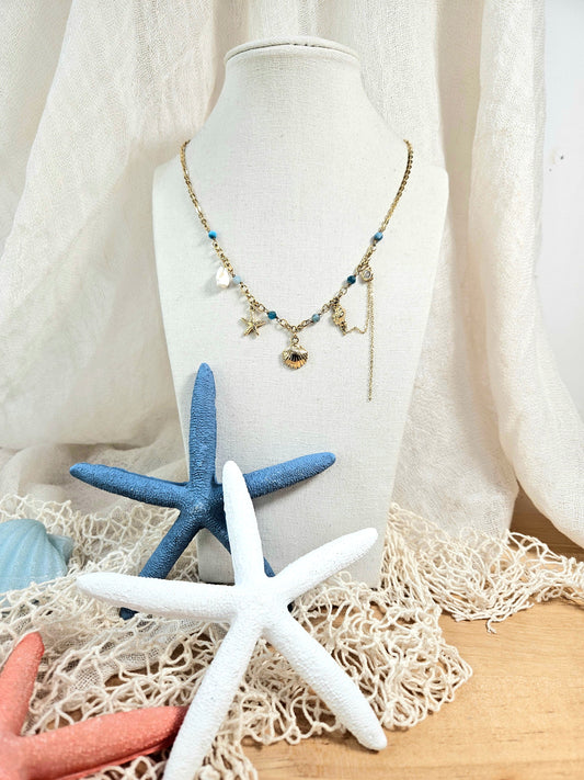 Collar Mar Azul esUnic