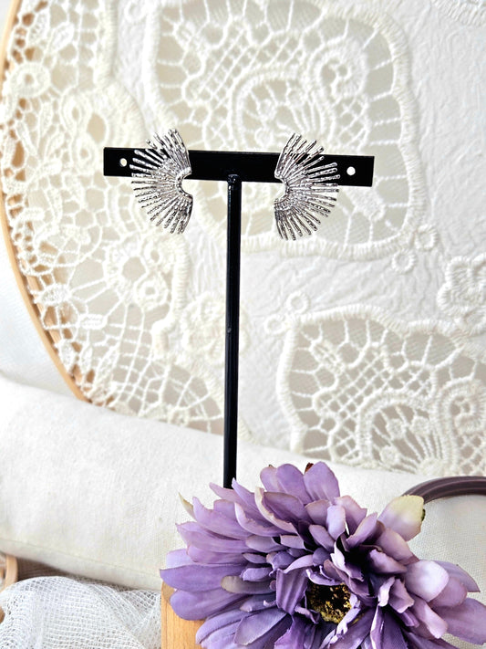 Pendientes Medio Sol Pequeños esUnic