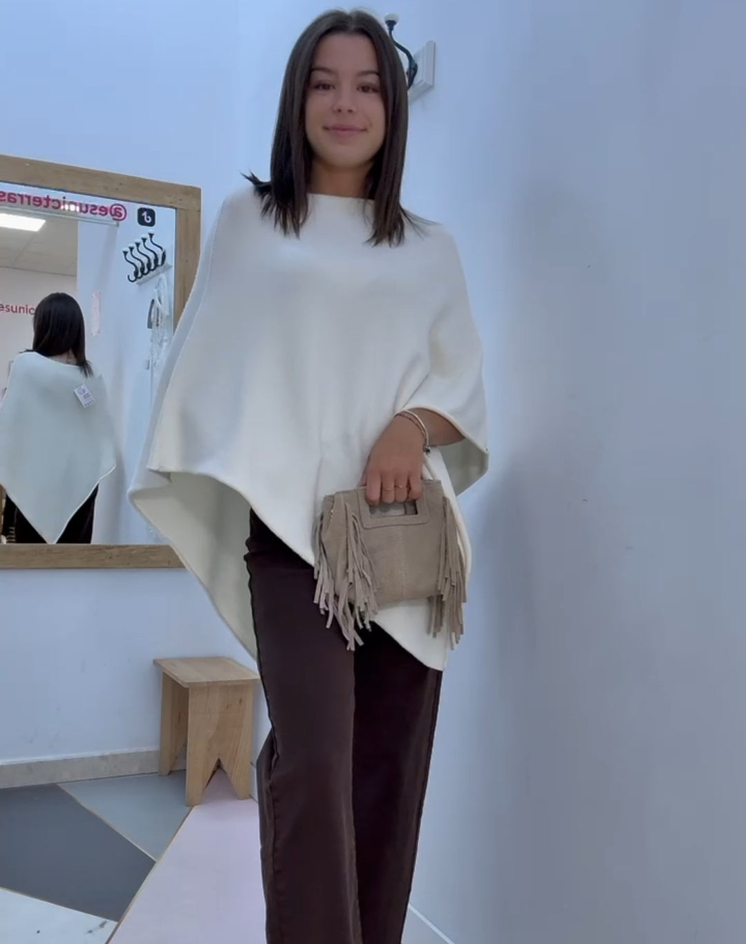 Bolso Flecos Mini flor