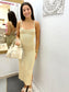 Vestido Dorado Global