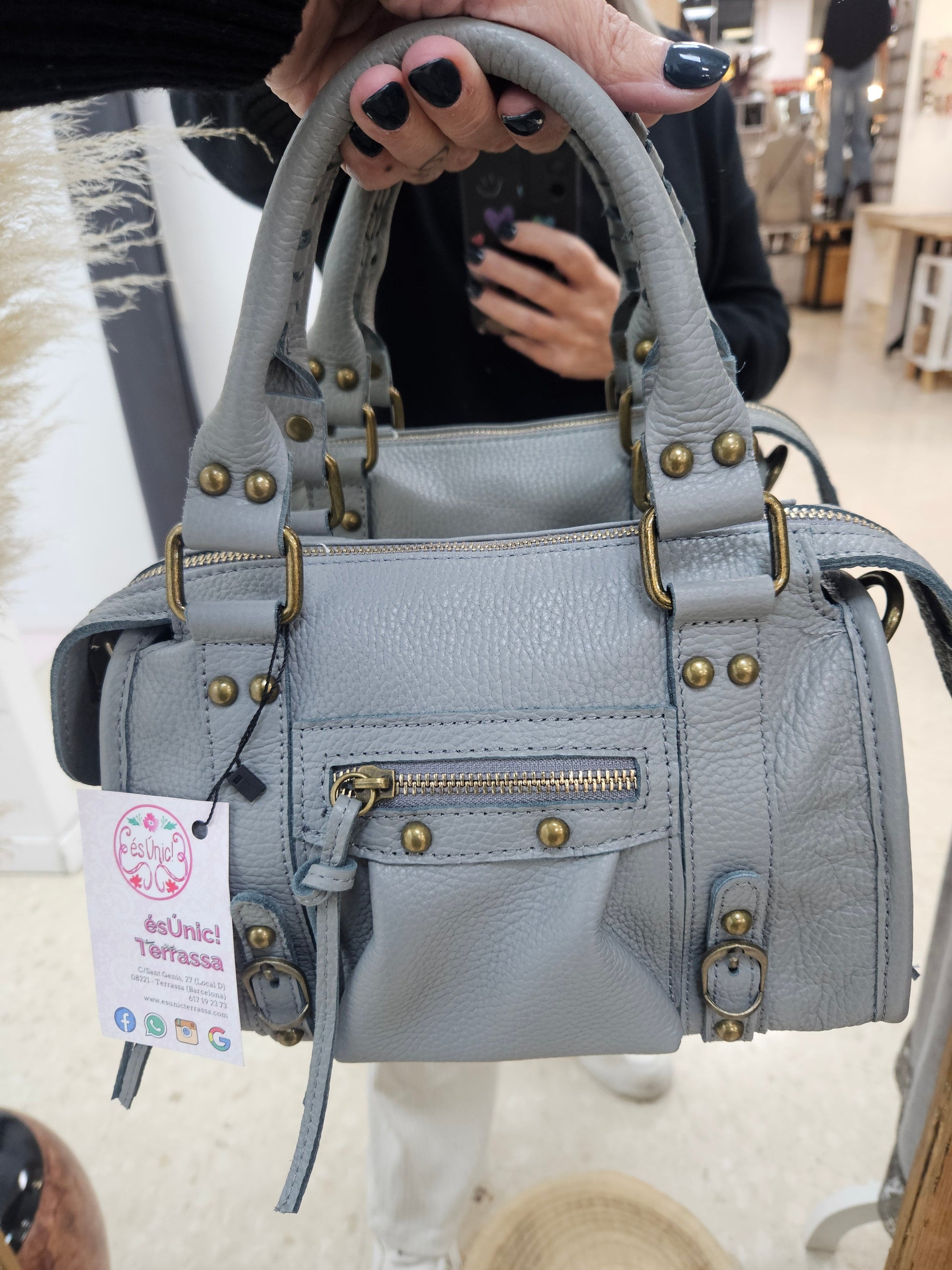 Bolso BalMat Piel Pequeño Flora