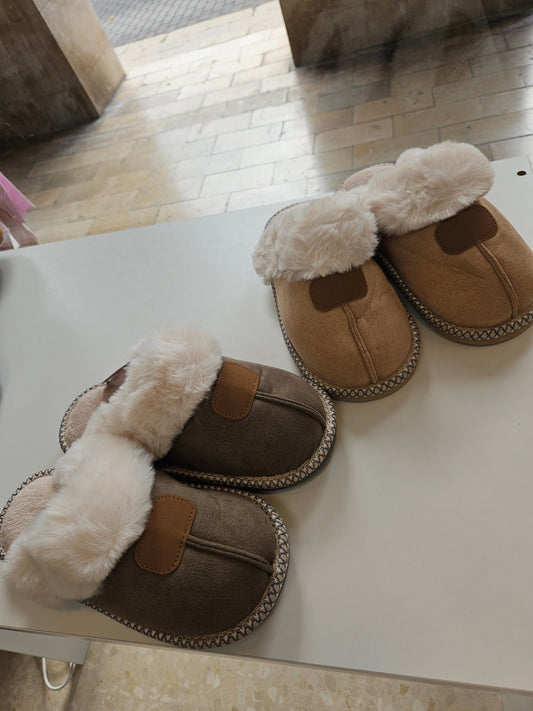 Zapatillas crudas de estar por casa Único