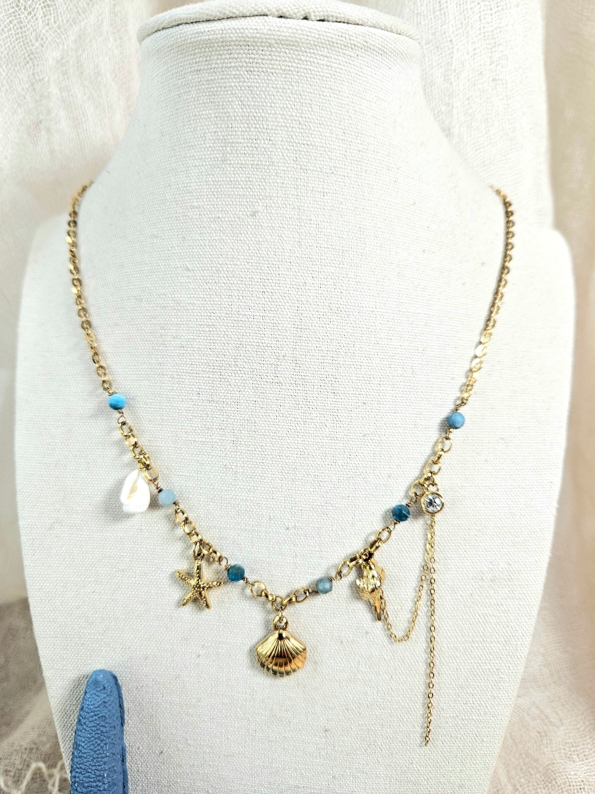 Collar Mar Azul esUnic