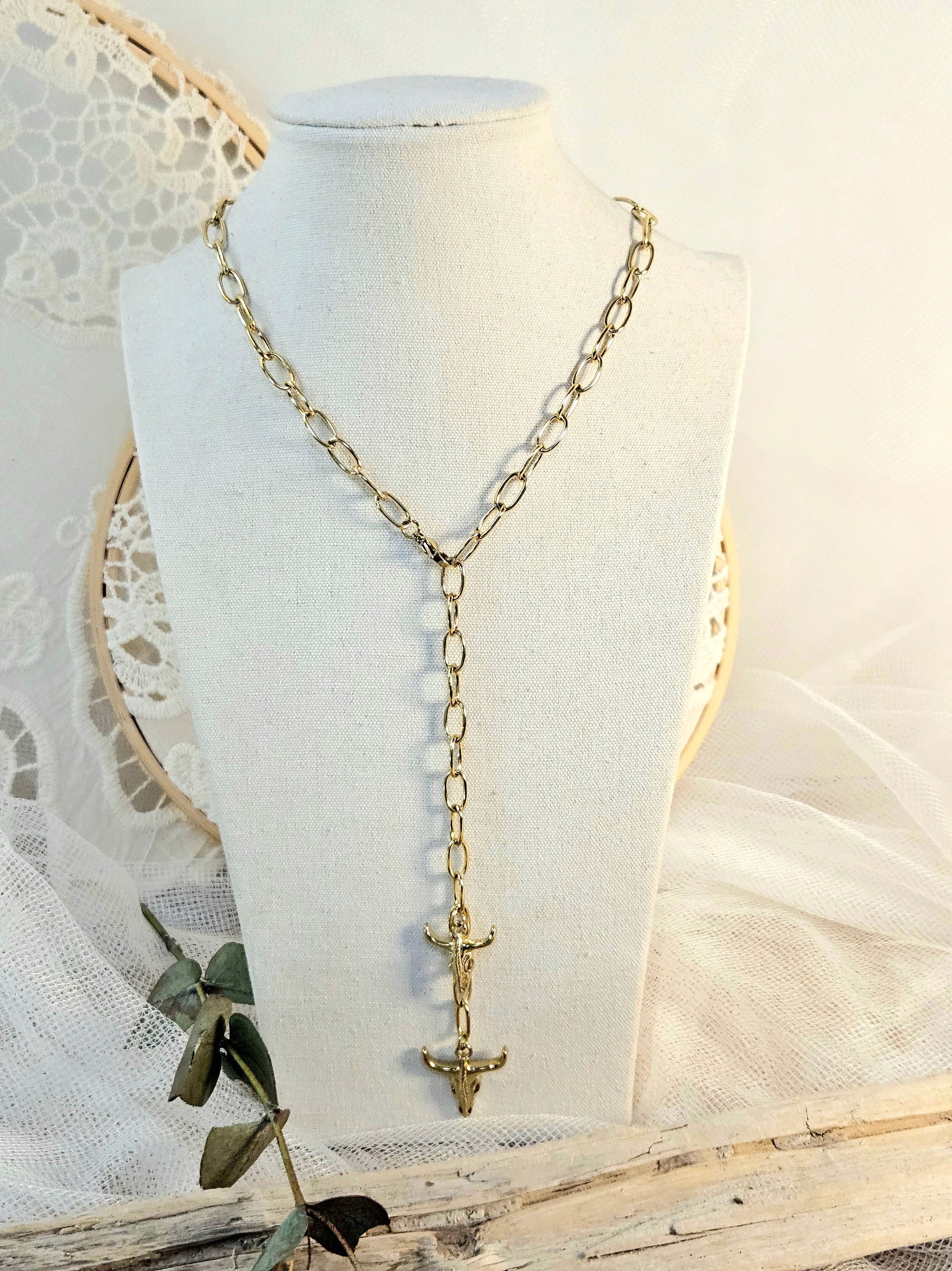 Collar doble Búfalo Mia