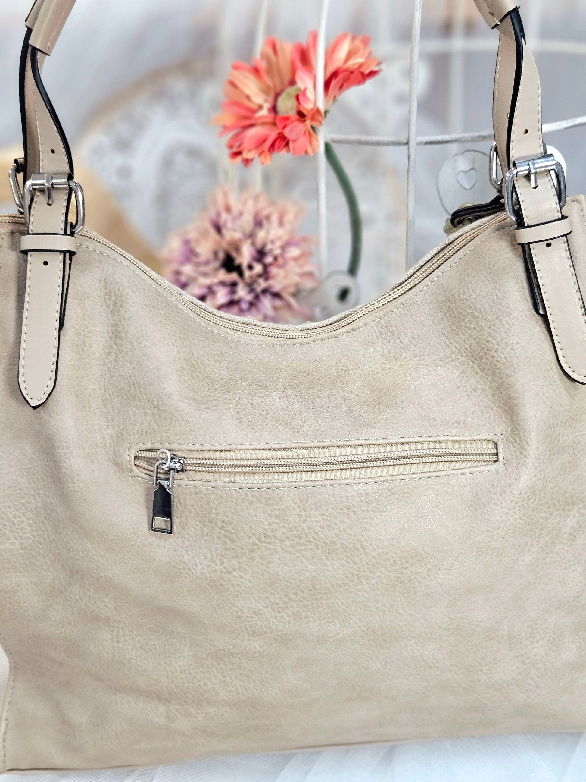 Bolso Lino Combinado Trendy